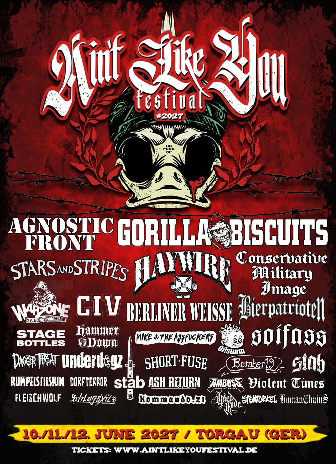 Aint Like You Festival Flyer